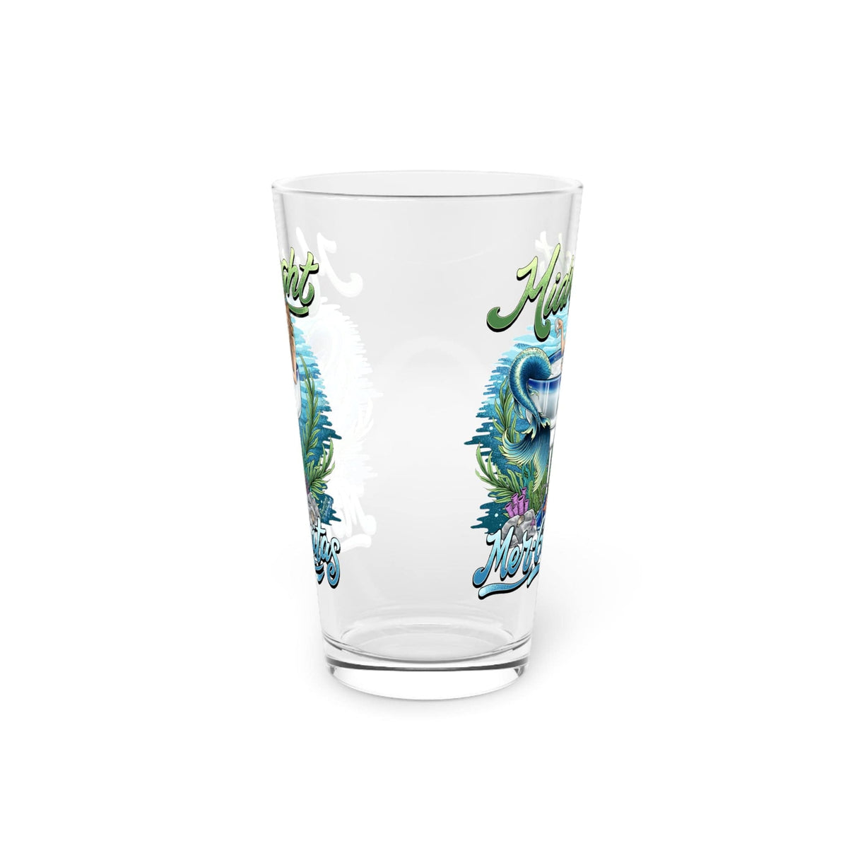 Mountains & Mermaids Midnight Mergaritas Pint Glass, 16oz 16oz 33660105957073567166