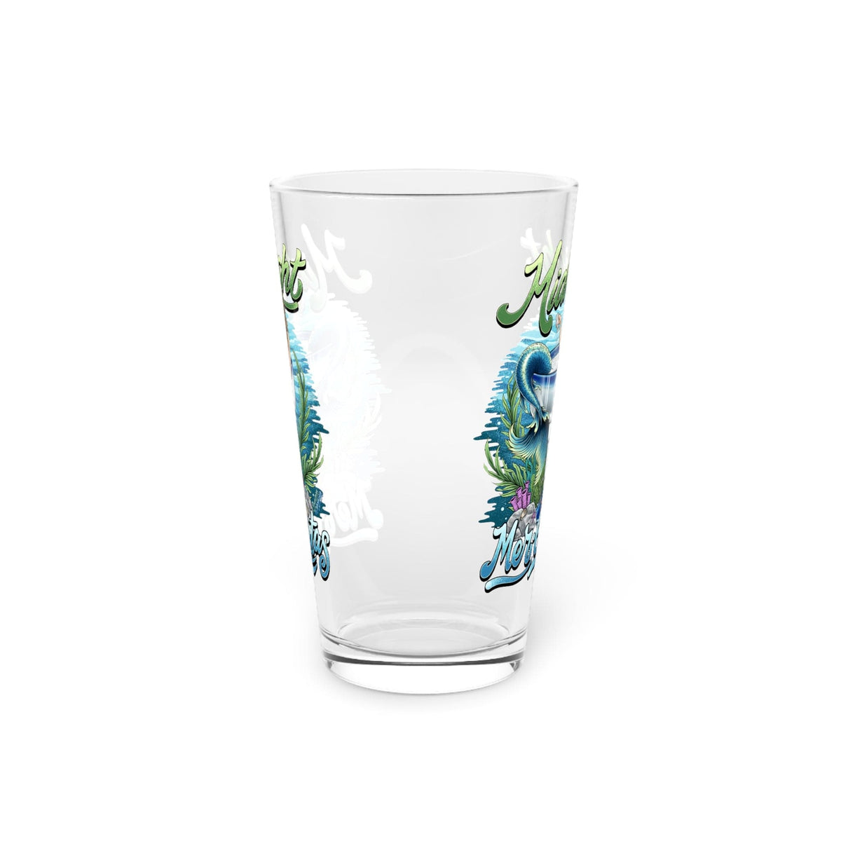 Mountains & Mermaids Midnight Mergaritas Pint Glass, 16oz 16oz 33660105957073567166