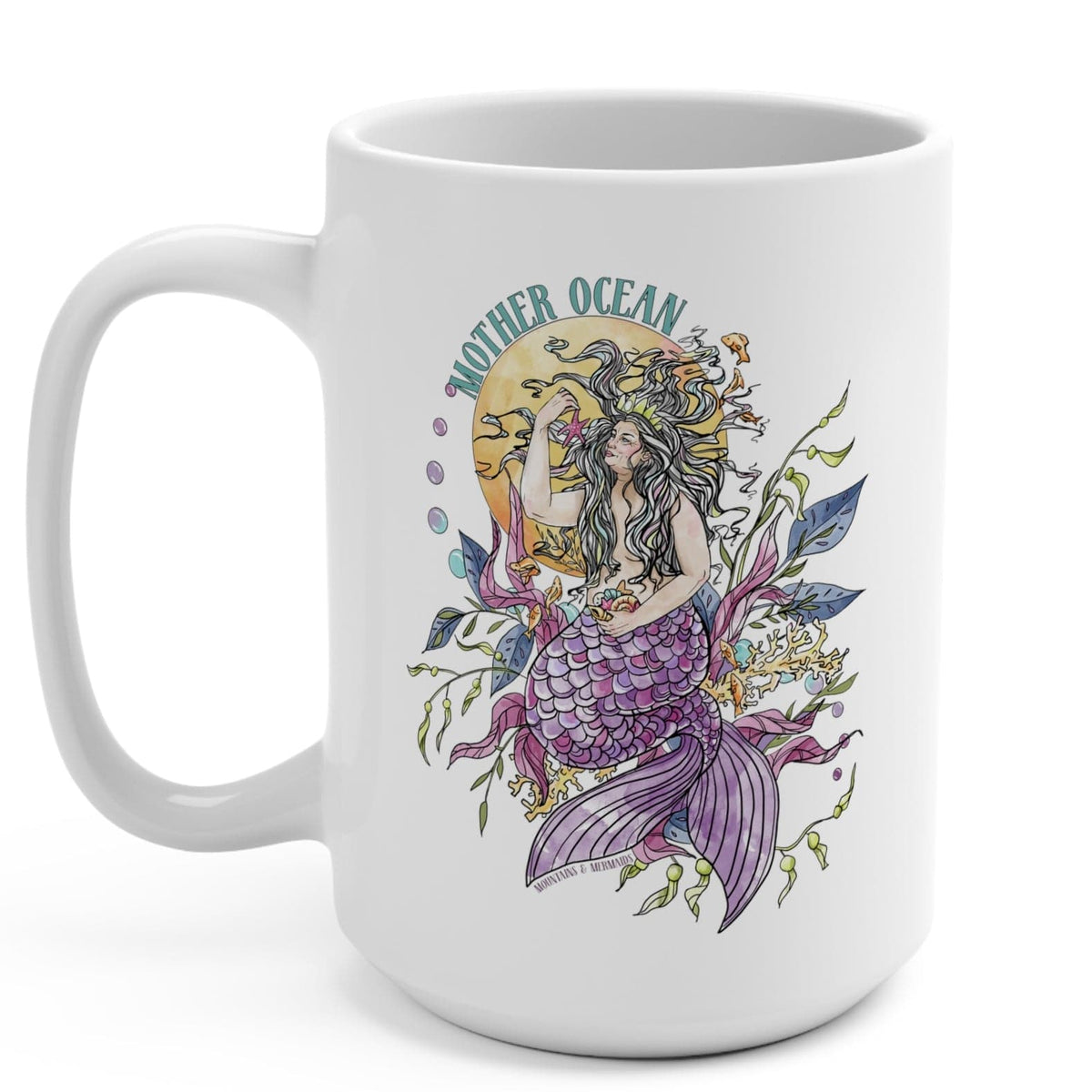 Mountains &amp; Mermaids Mother Ocean Coffee Mug MM3105