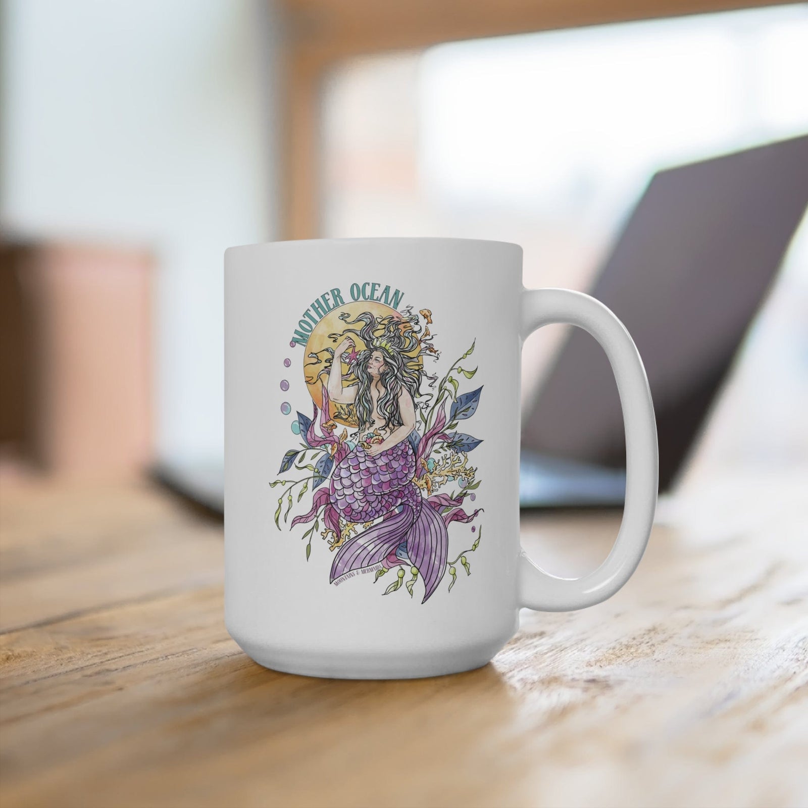Mountains & Mermaids Mother Ocean Coffee Mug MM3105