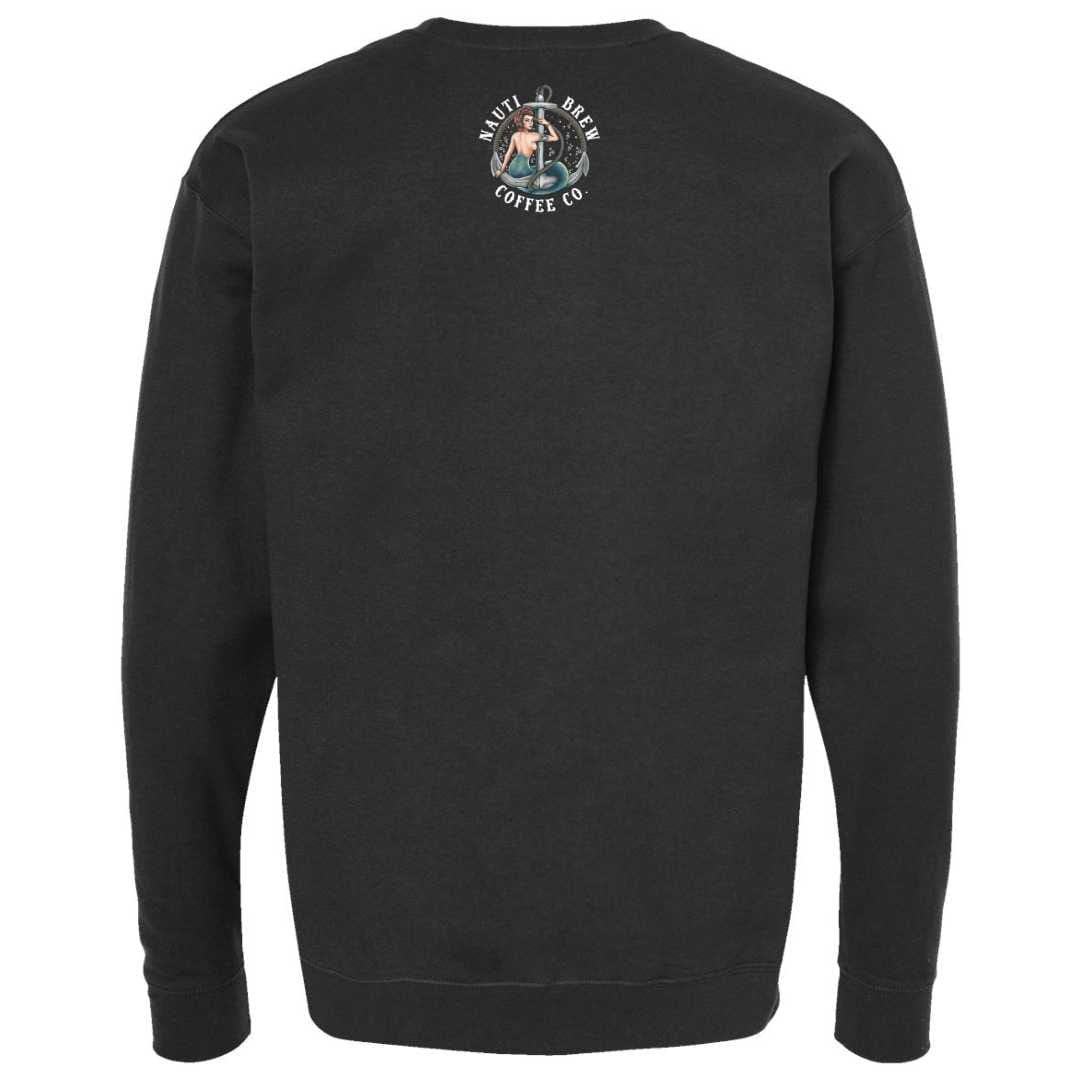 Mountains & Mermaids Nauti Brew Coffee Co Crewneck Sweatshirt (Black) Small MM4365