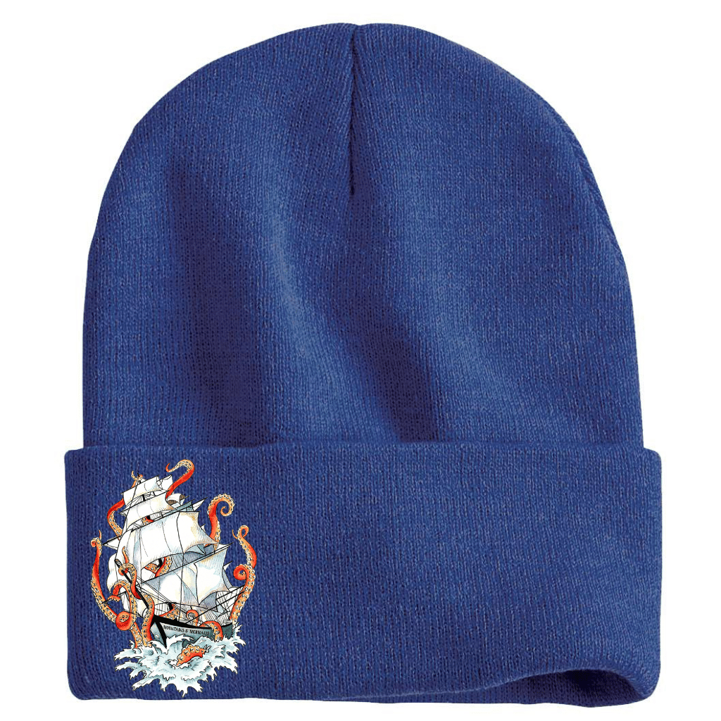 Mountains & Mermaids Navy Kraken Beanie MM2427