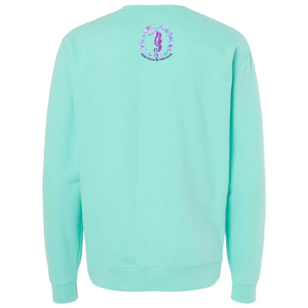 Mountains & Mermaids Ocean Soul Crewneck Sweatshirt (Mint)
