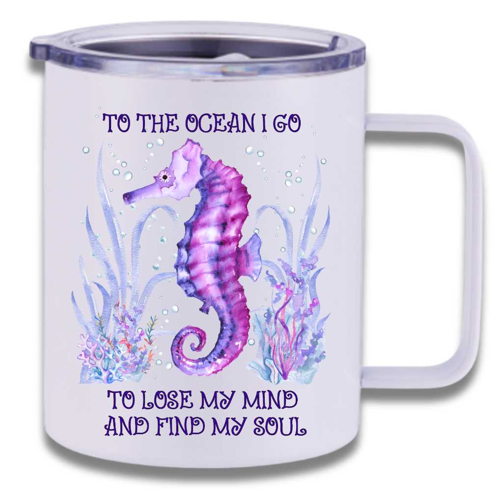 Mountains & Mermaids Ocean Soul Insulated Travel Mug MM4200