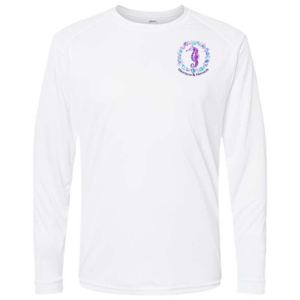 Mountains & Mermaids Ocean Soul Performance Sun Shirt (White) Small MM4130