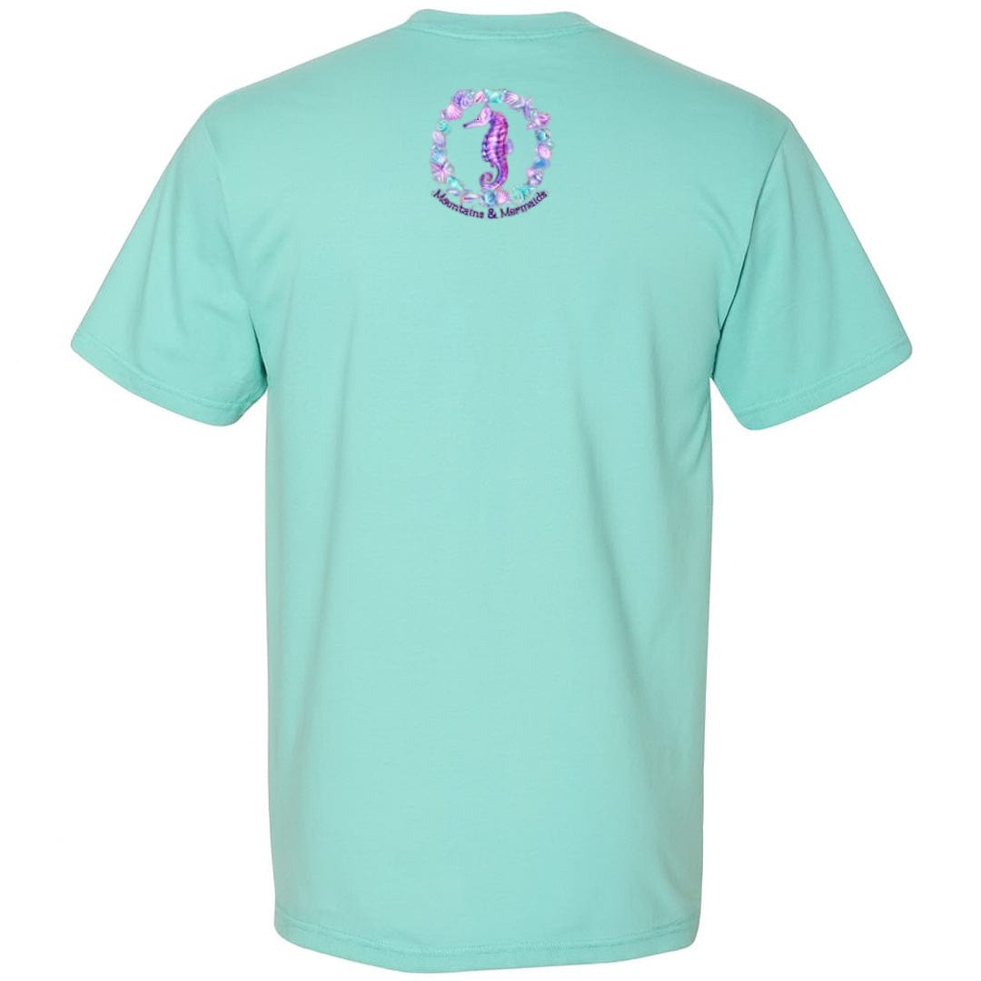 Mountains & Mermaids Ocean Soul Short Sleeve T-Shirt (Mint)