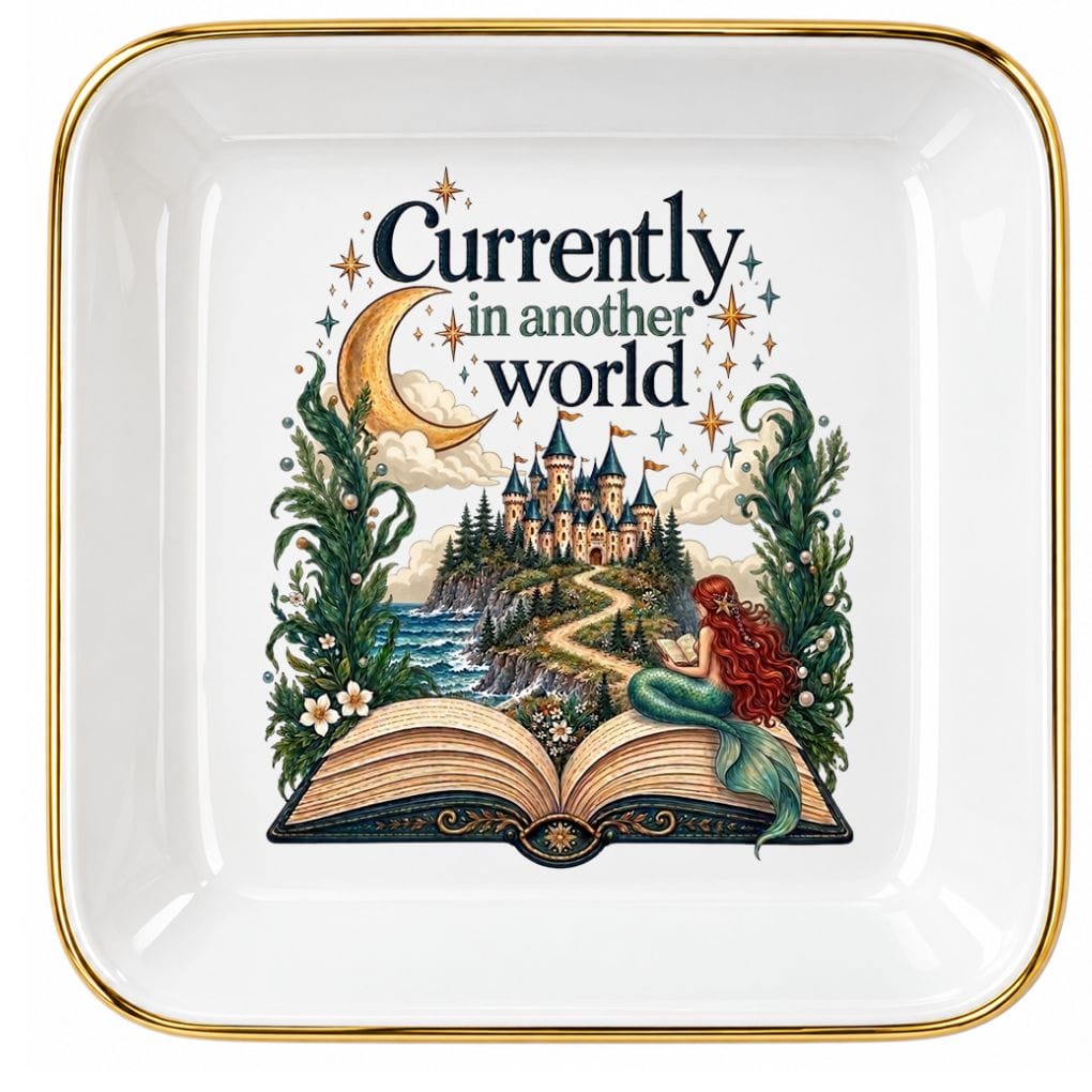 Mountains & Mermaids Personalized In Another World Jewelry Dish Not personalized apod-14784419