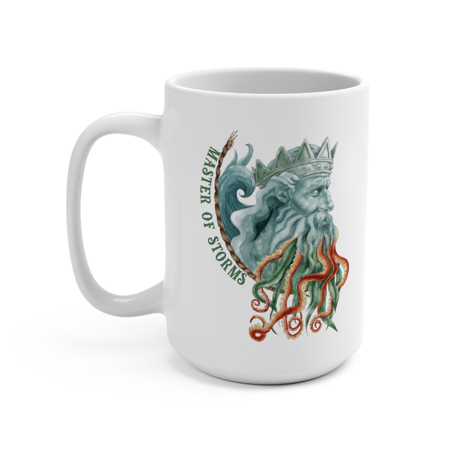 Mountains & Mermaids Poseidon Coffee Mug 15oz MM782