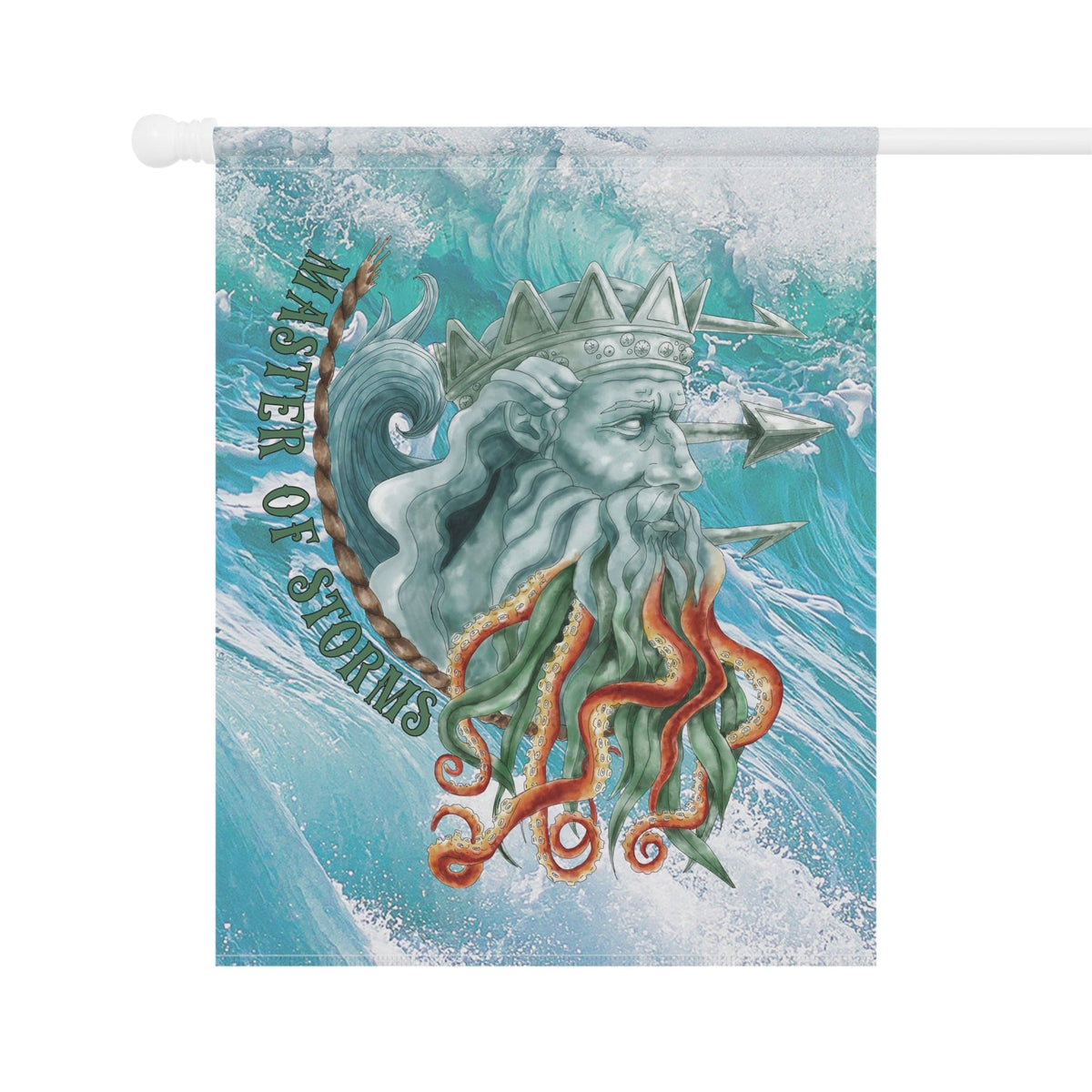 Mountains & Mermaids Poseidon Flag 24.5'' × 32'' 31241254322539473831