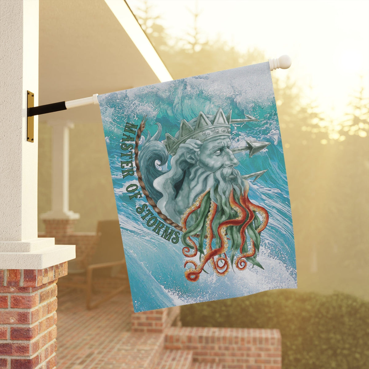 Mountains &amp; Mermaids Poseidon Flag 24.5&#39;&#39; × 32&#39;&#39; 31241254322539473831