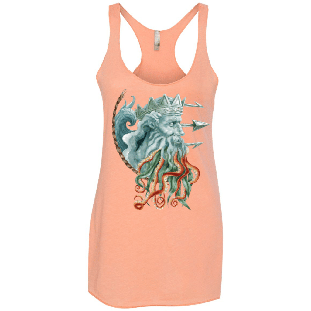 Mountains & Mermaids Poseidon Racerback Tank Small MM1606
