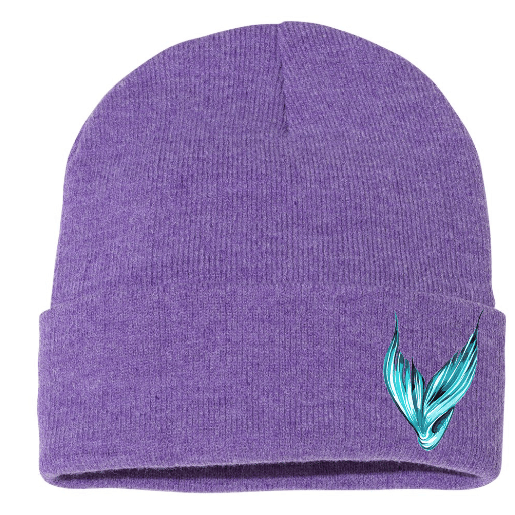 Mountains & Mermaids Purple Mermaid Tail Beanie MM2460