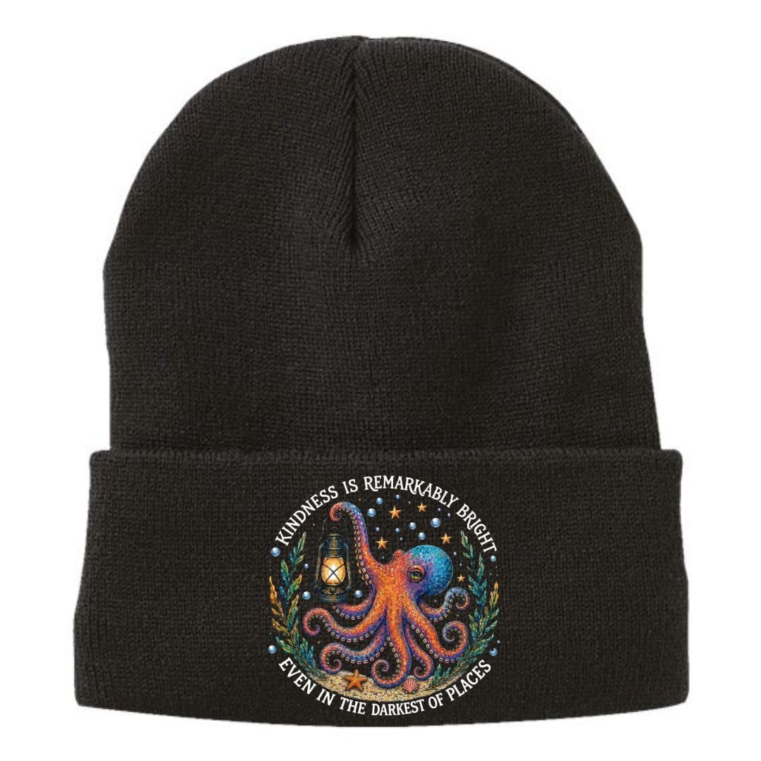 Mountains & Mermaids Remarkably Kind Beanie Heather Black