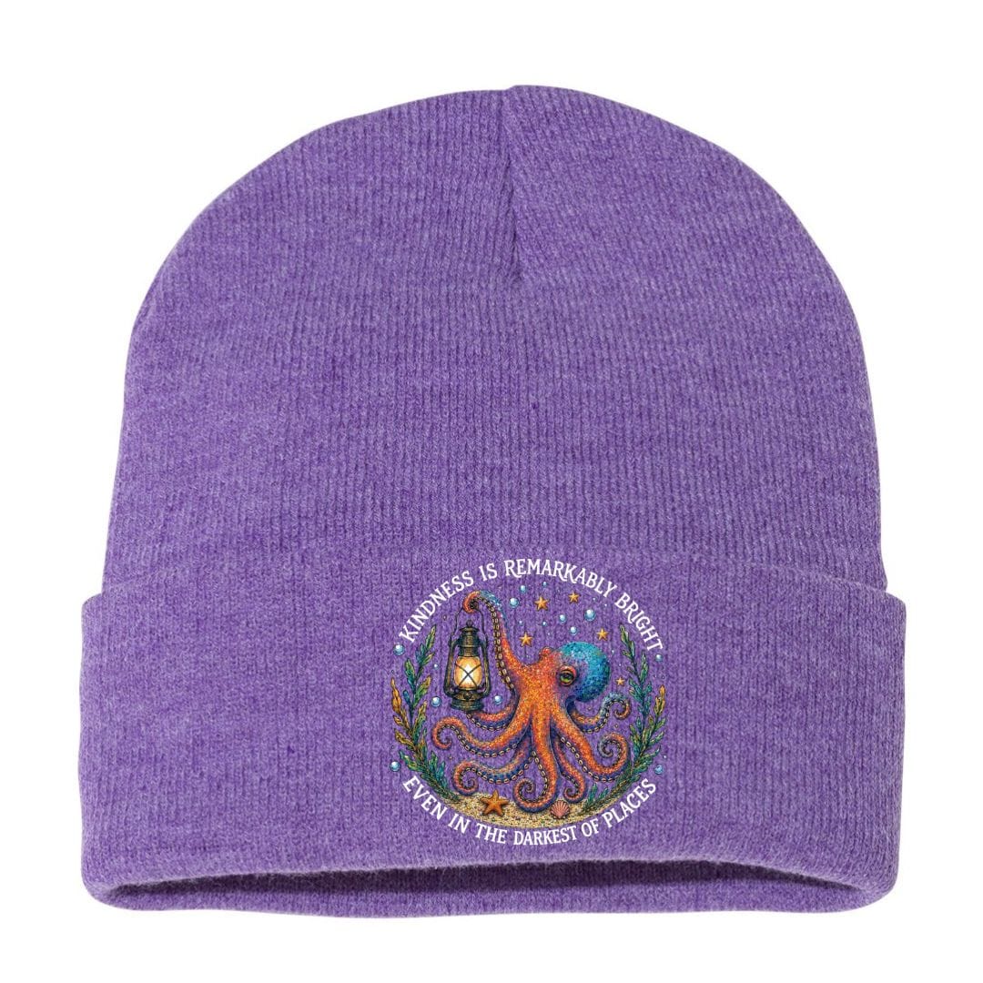 Mountains & Mermaids Remarkably Kind Beanie Heather Purple