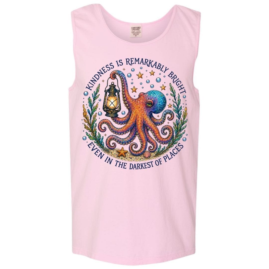 Mountains & Mermaids Remarkably Kind Boyfriend Tank Small / Blossom