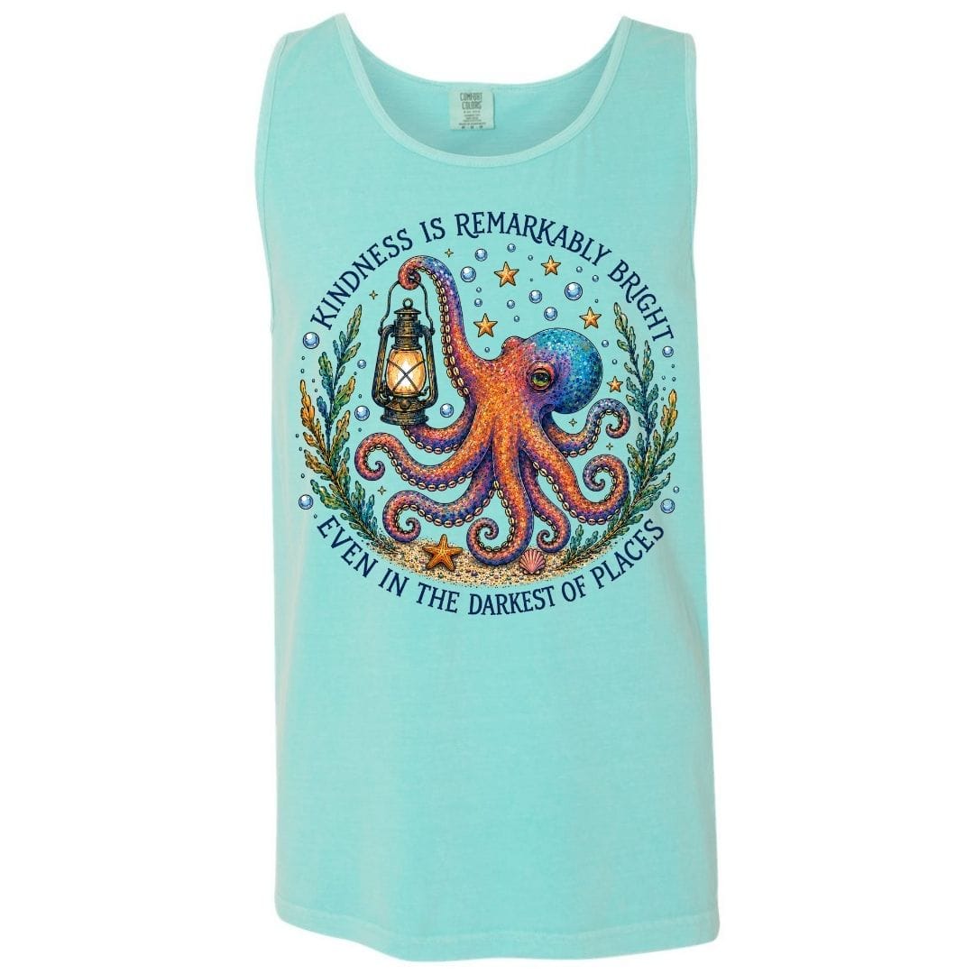 Mountains & Mermaids Remarkably Kind Boyfriend Tank Small / Chalky Mint