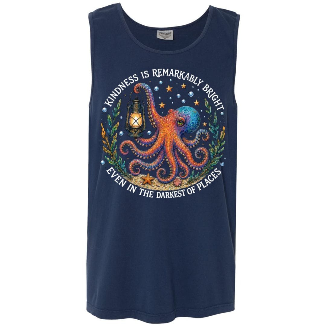 Mountains & Mermaids Remarkably Kind Boyfriend Tank Small / Midnight
