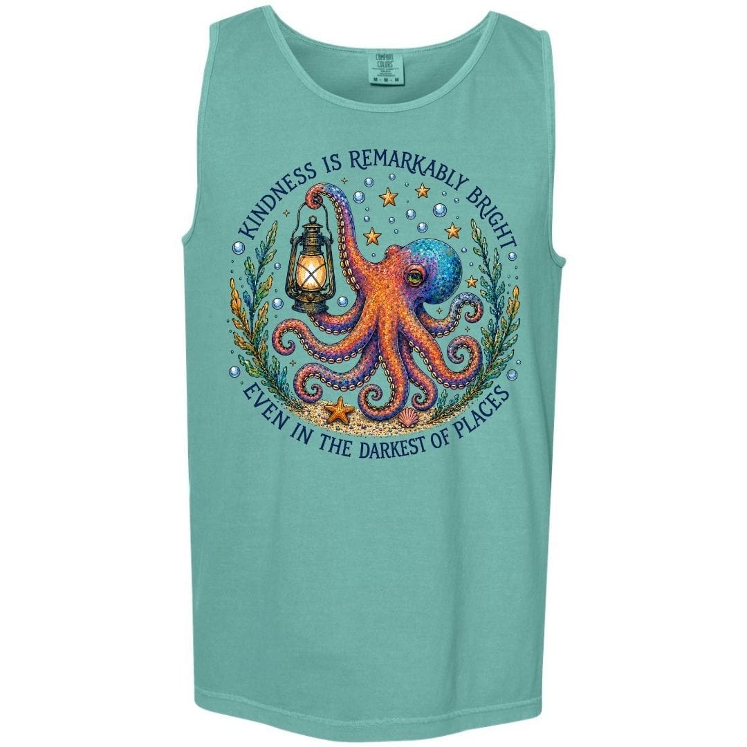 Mountains & Mermaids Remarkably Kind Boyfriend Tank Small / Seafoam