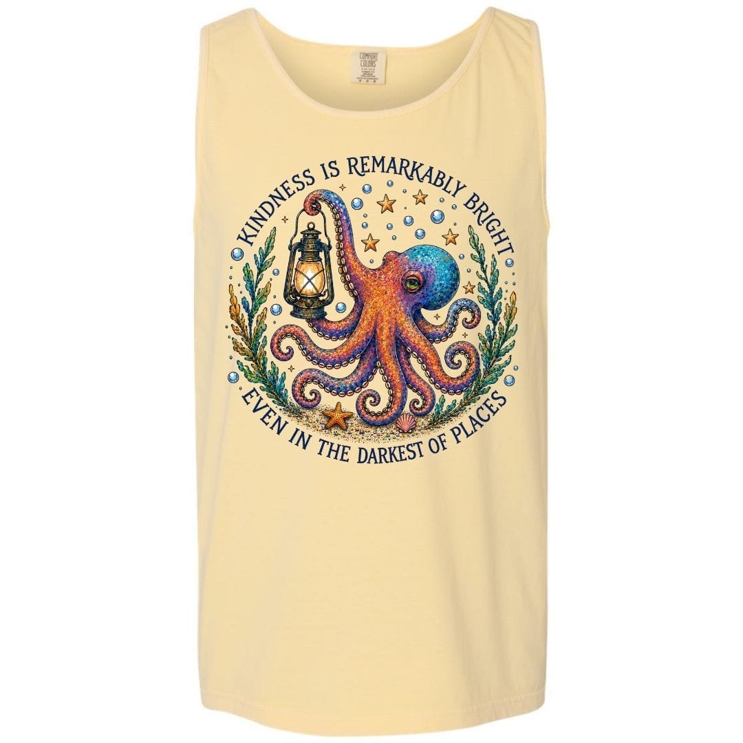 Mountains & Mermaids Remarkably Kind Boyfriend Tank Small / Sunshine