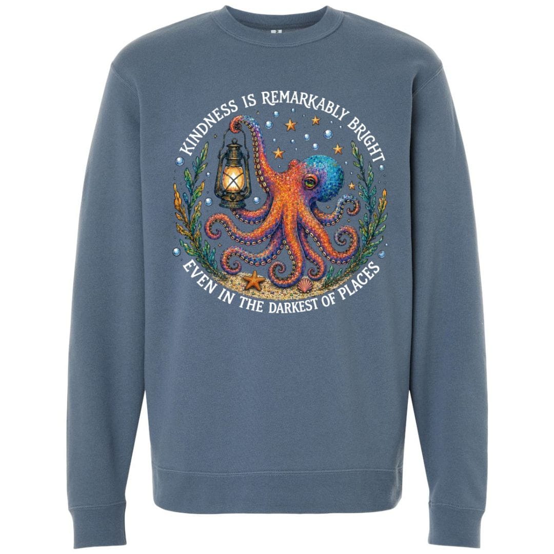 Mountains & Mermaids Remarkably Kind Crewneck Sweatshirt Small / Storm
