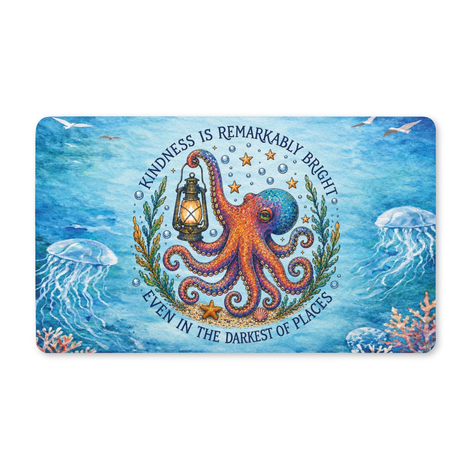 Mountains & Mermaids Remarkably Kind Doormat 18'' × 30'' 56703705885430729041