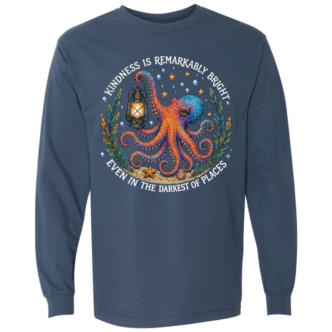 Mountains & Mermaids Remarkably Kind Long Sleeve T-Shirt Small / Midnight
