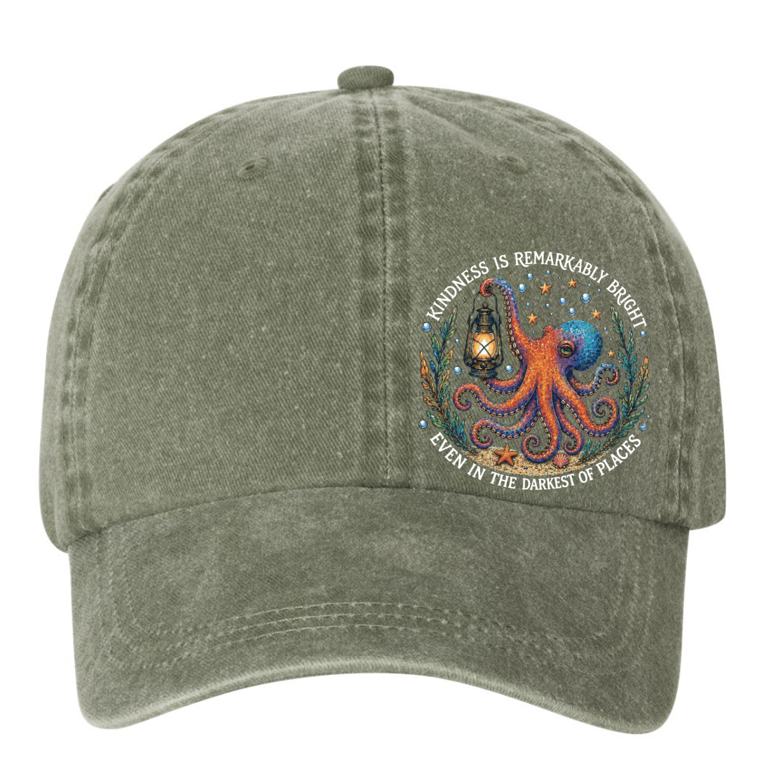 Mountains & Mermaids Remarkably Kind Pigment-Dyed Hat Olive