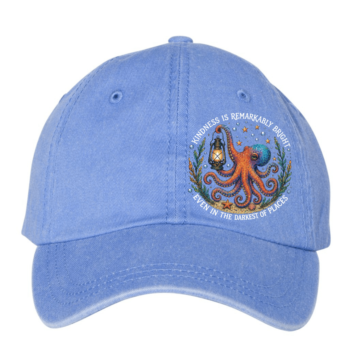 Mountains & Mermaids Remarkably Kind Pigment-Dyed Hat Periwinkle