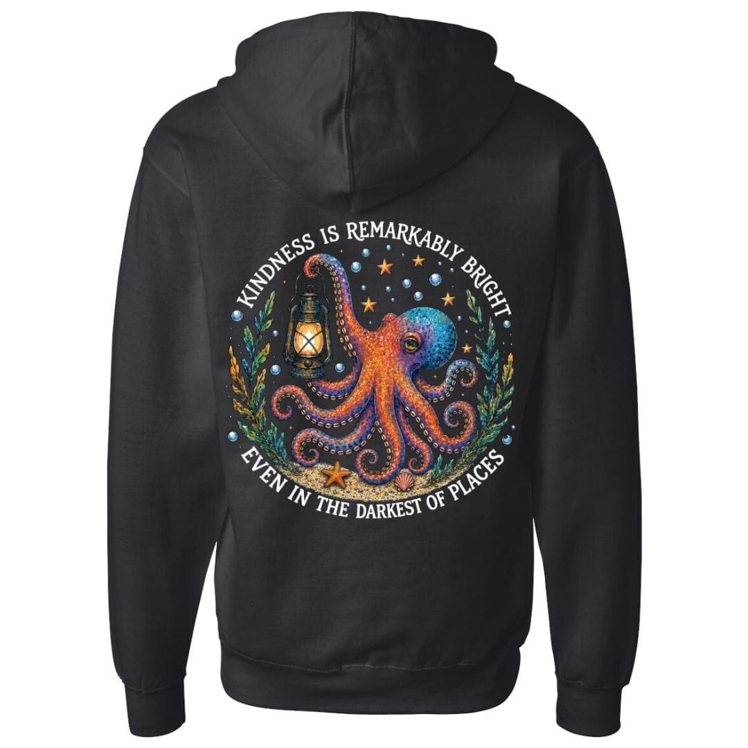 Mountains & Mermaids Remarkably Kind Pullover Hoodie Small / Black