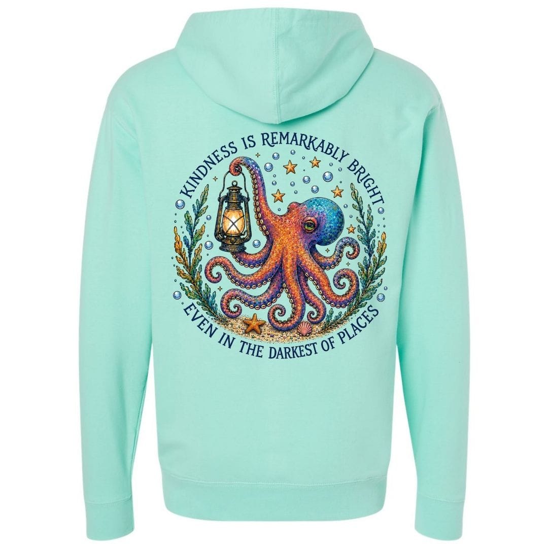 Mountains & Mermaids Remarkably Kind Pullover Hoodie Small / Chalky Mint