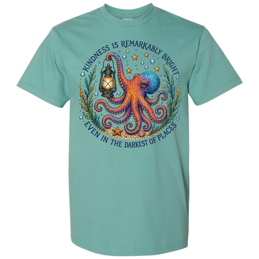 Mountains & Mermaids Remarkably Kind Short Sleeve T-Shirt Small / Seafoam