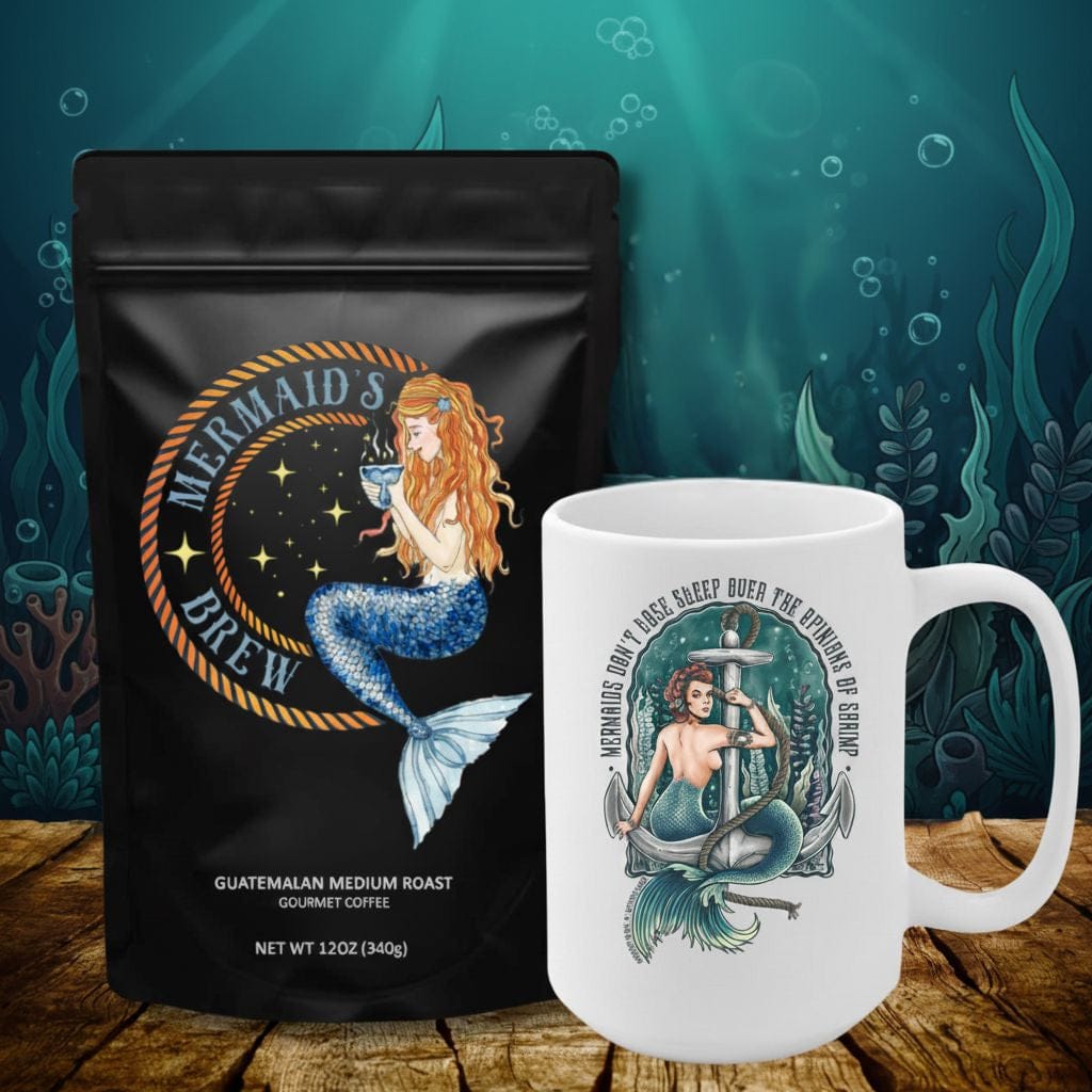 Mountains &amp; Mermaids Rosie the Riveter Coffee Bundle