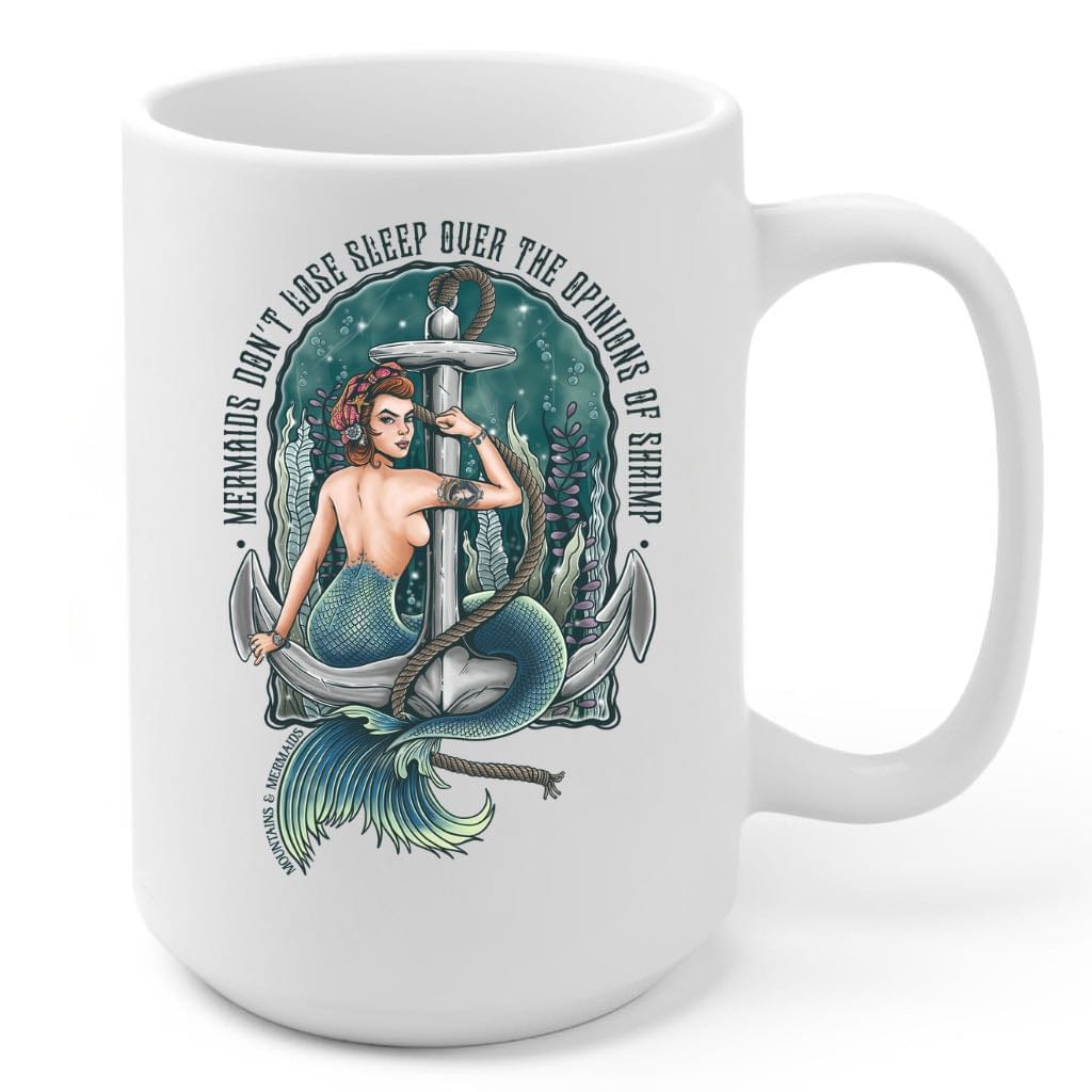 Mountains &amp; Mermaids Rosie The Riveter Coffee Mug MM3710