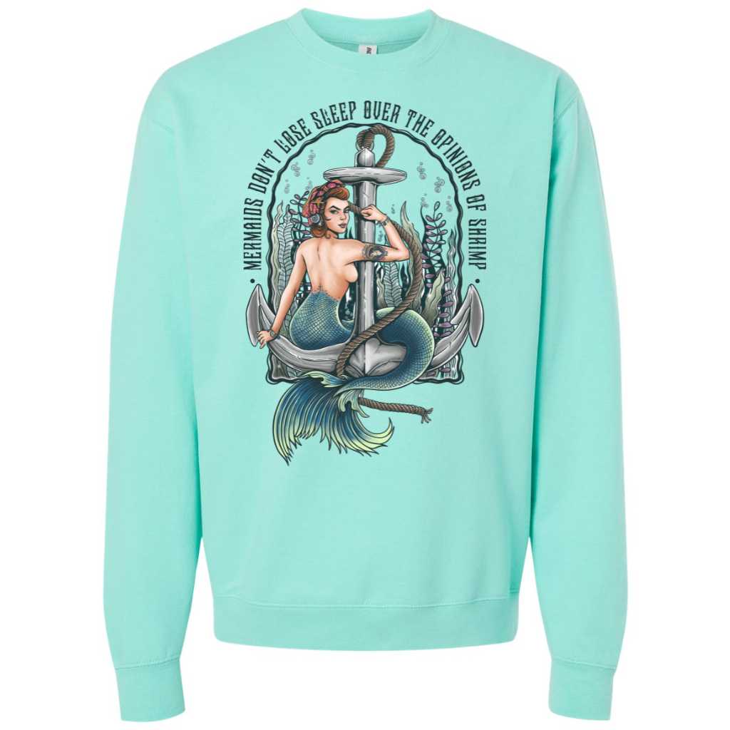 Mountains &amp; Mermaids Rosie The Riveter Crewneck Sweatshirt Small MM3339