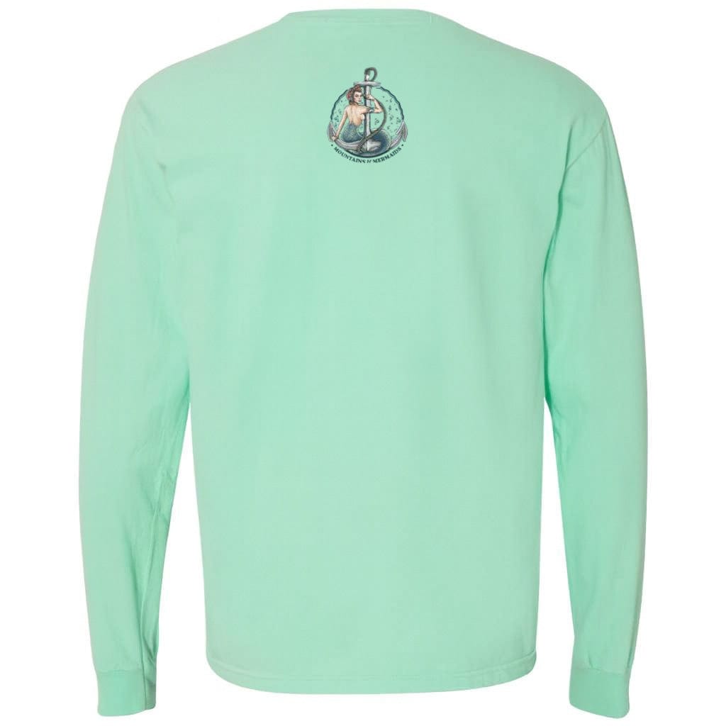 Mountains & Mermaids Rosie The Riveter Long Sleeve T-Shirt (Island Reef) Small MM3369