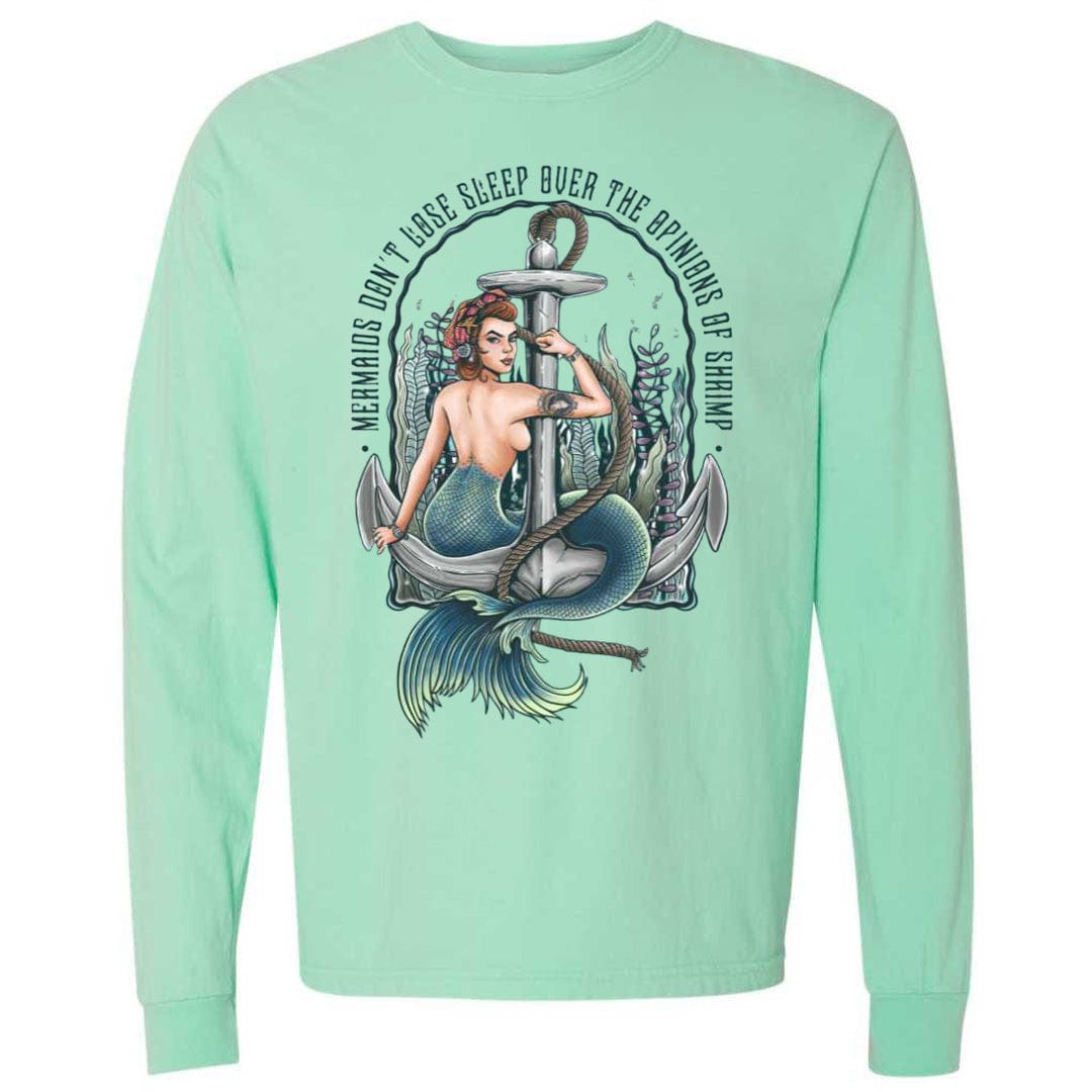 Mountains & Mermaids Rosie The Riveter Long Sleeve T-Shirt (Island Reef) Small MM3369