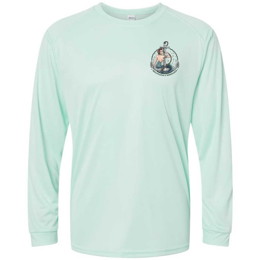 Mountains & Mermaids Rosie The Riveter Performance Sun Shirt (Mint) Small MM3381
