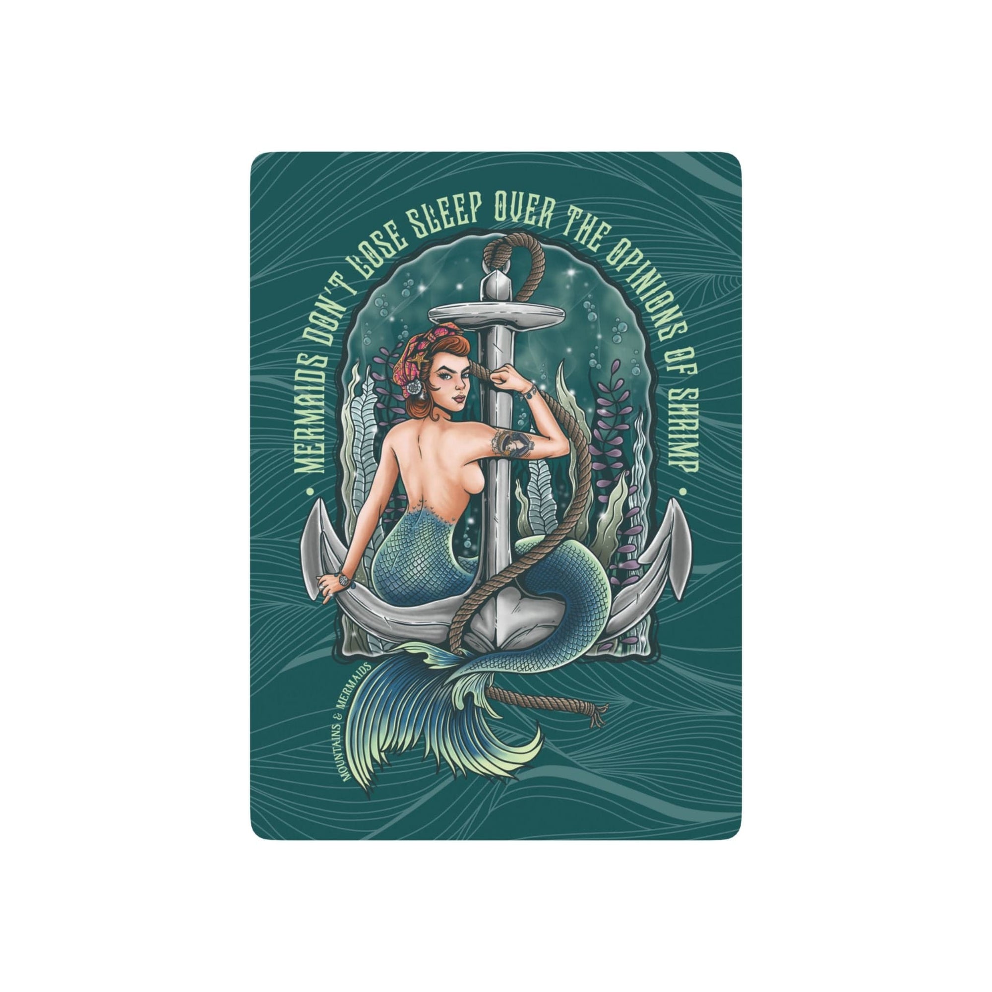Mountains & Mermaids Rosie The Riveter Playing Cards 2.5" x 3.5" 48136608580317386958