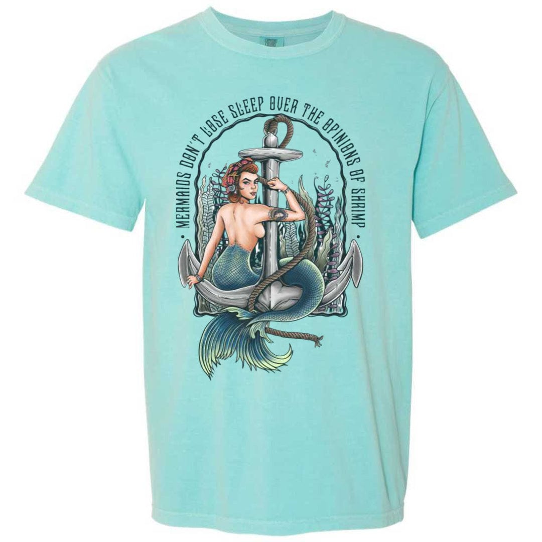 Mountains & Mermaids Rosie The Riveter T-Shirt (Chalky Mint) Small MM3410