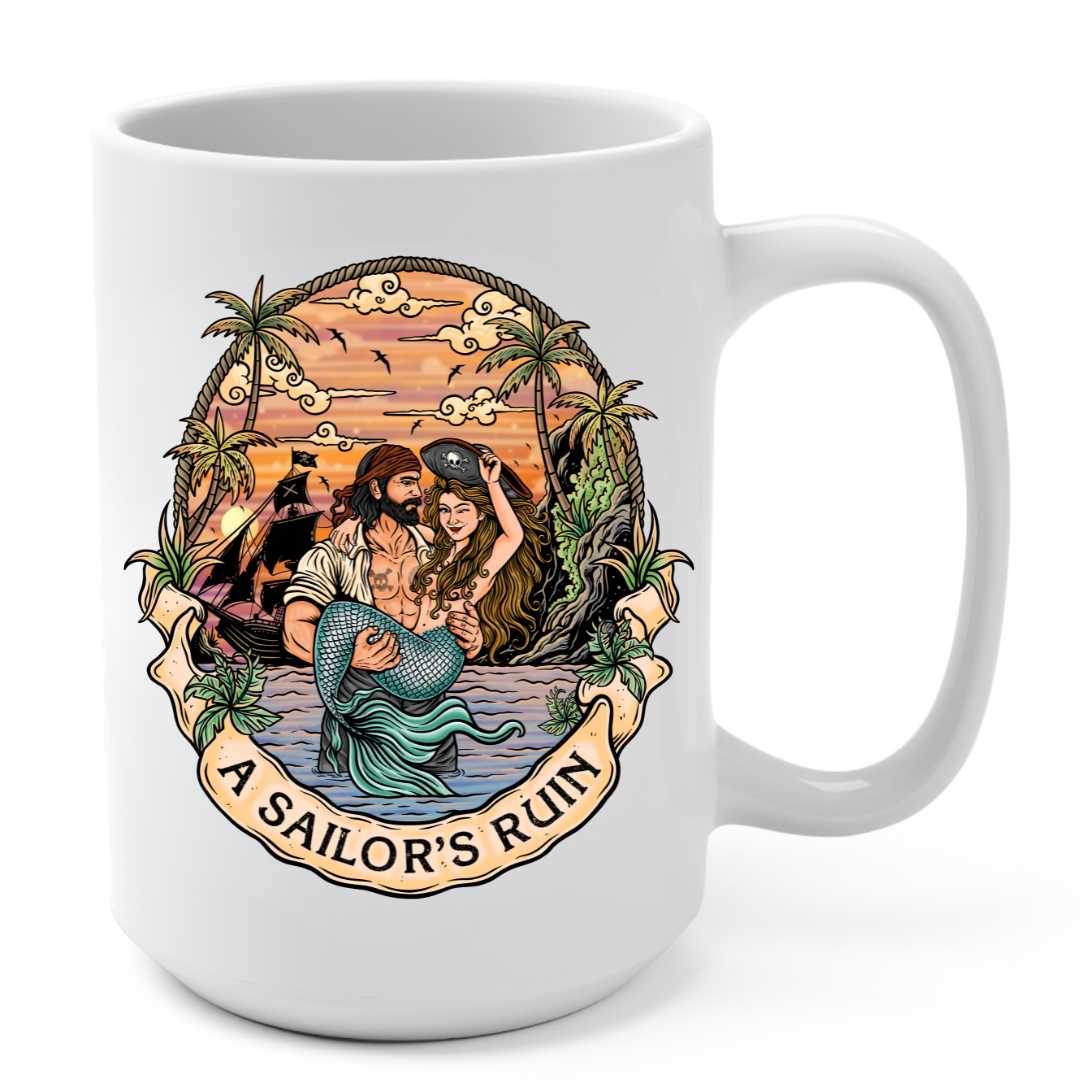 Mountains & Mermaids Sailor's Ruin Coffee Mug