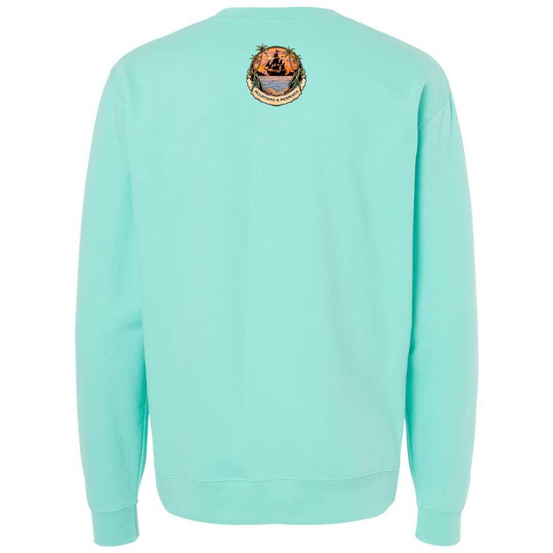 Mountains & Mermaids Sailor's Ruin Crewneck Sweatshirt (Mint)