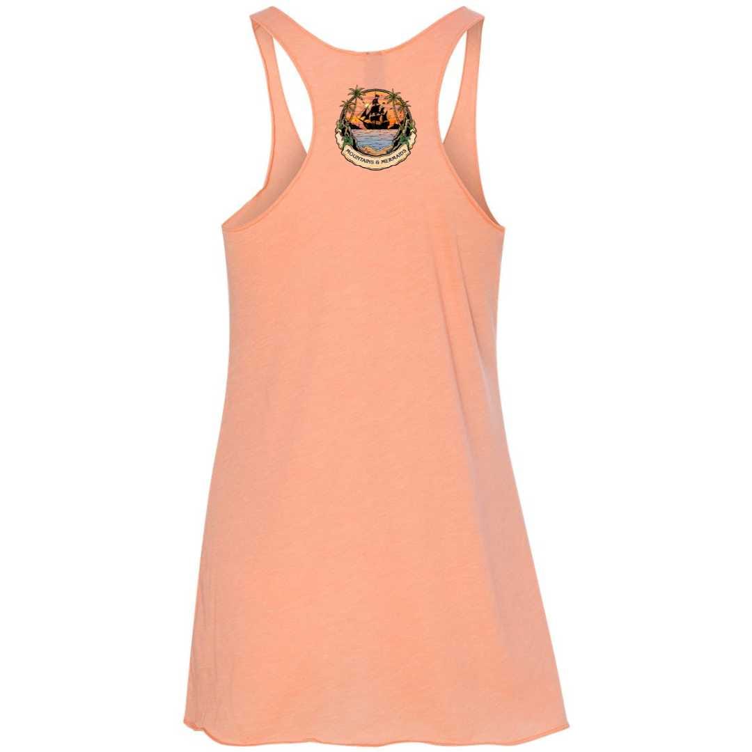 Mountains & Mermaids Sailor's Ruin Racerback Tank (Peachy) Small