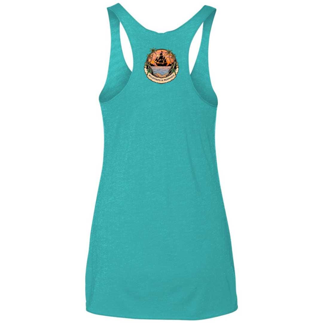 Mountains & Mermaids Sailor's Ruin Racerback Tank (Tahiti) Small