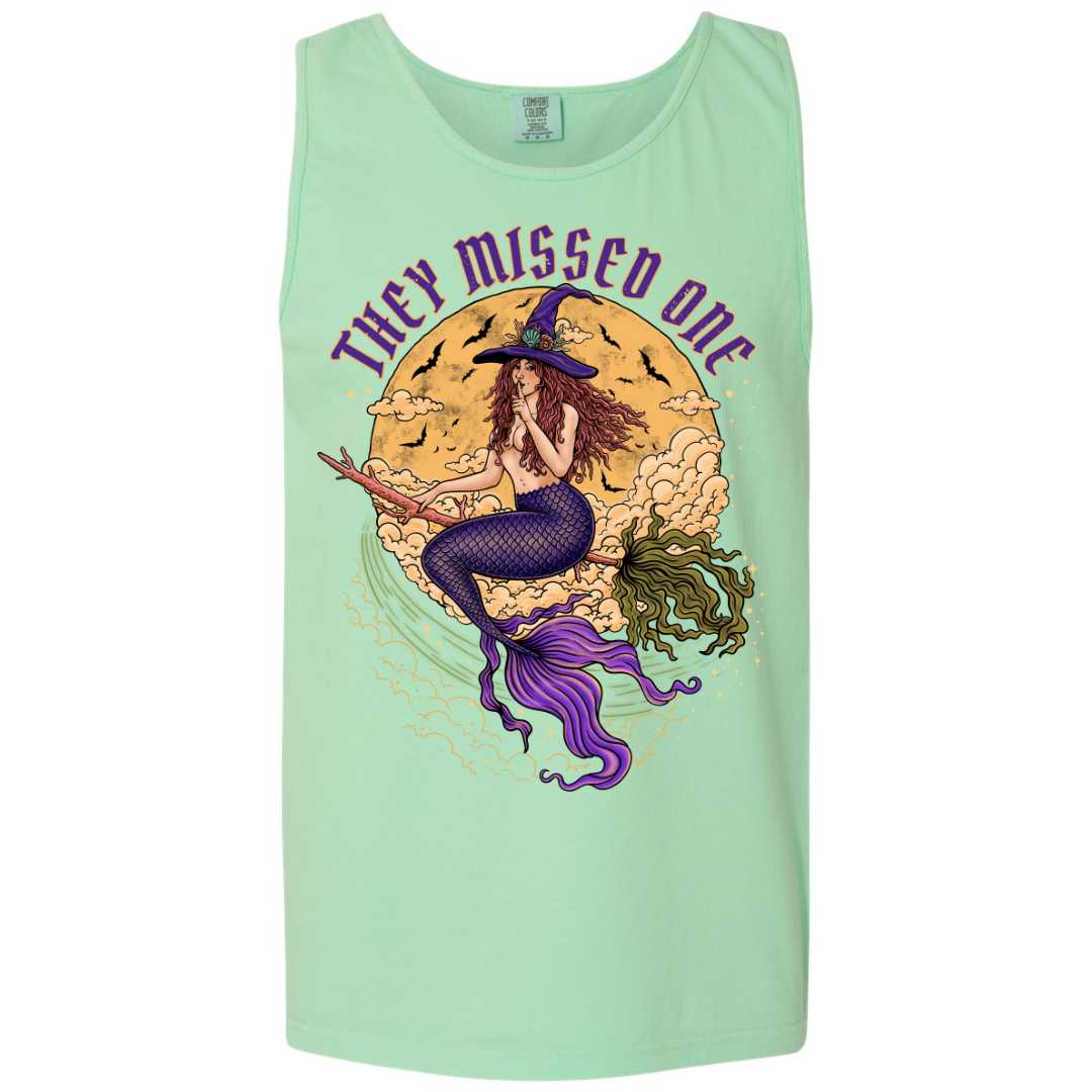 Mountains & Mermaids Salem Siren Boyfriend Tank (Island Reef) Small