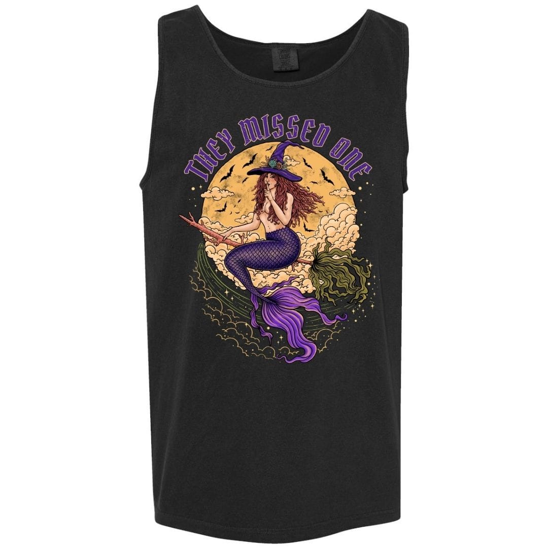 Mountains & Mermaids Salem Siren Boyfriend Tank Small / Black