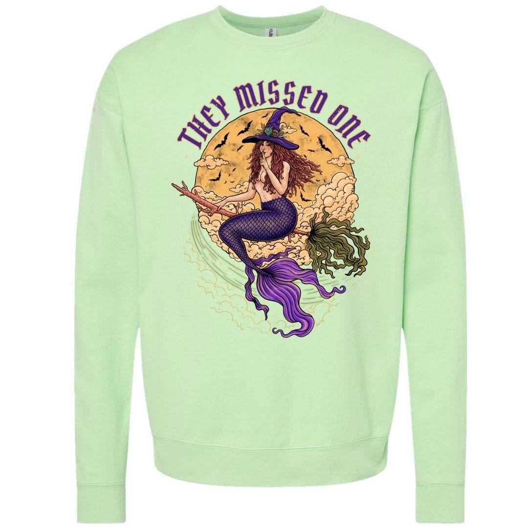 Mountains & Mermaids Salem Siren Crewneck Sweatshirt Small / Lime MM5779