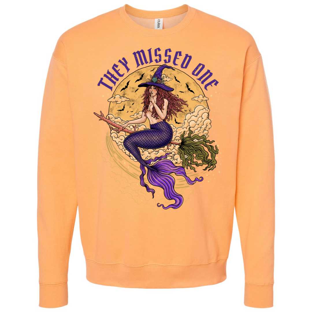 Mountains & Mermaids Salem Siren Crewneck Sweatshirt (Vintage Orange) Small