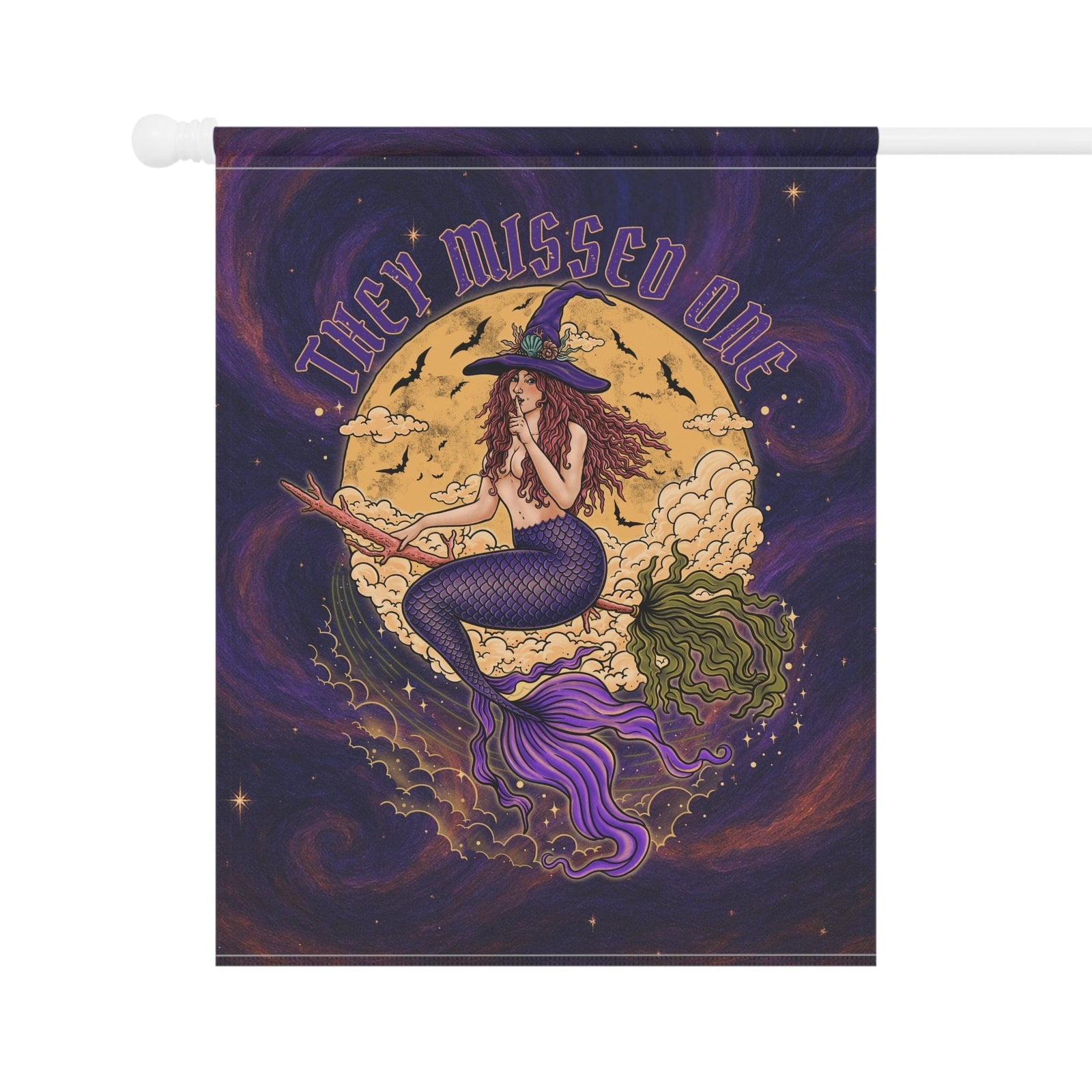 Mountains & Mermaids Salem Siren Flag 24.5'' × 32'' 25001362557437191174