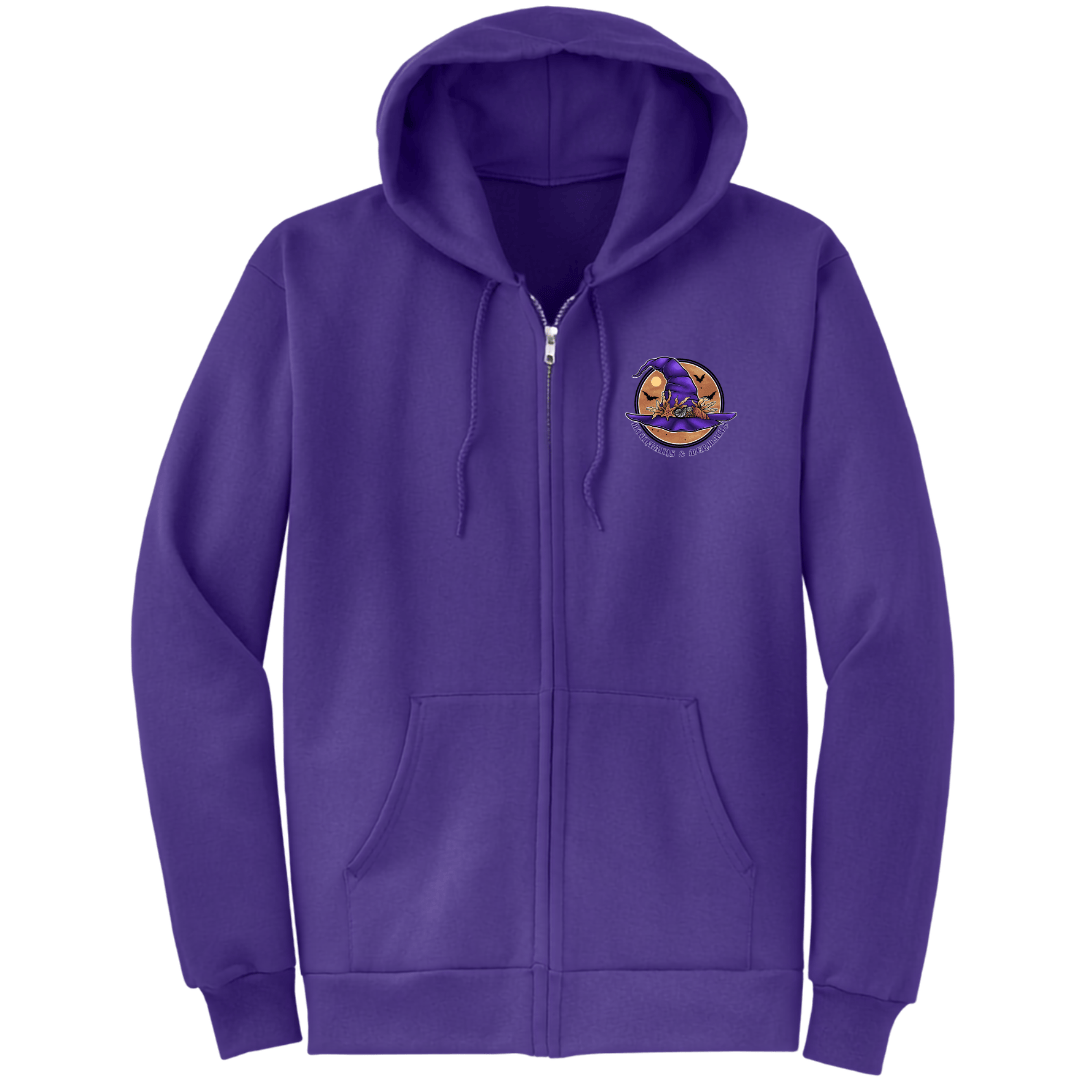 Mountains & Mermaids Salem Siren Full Zip Fleece Hoodie S / Purple MM8042
