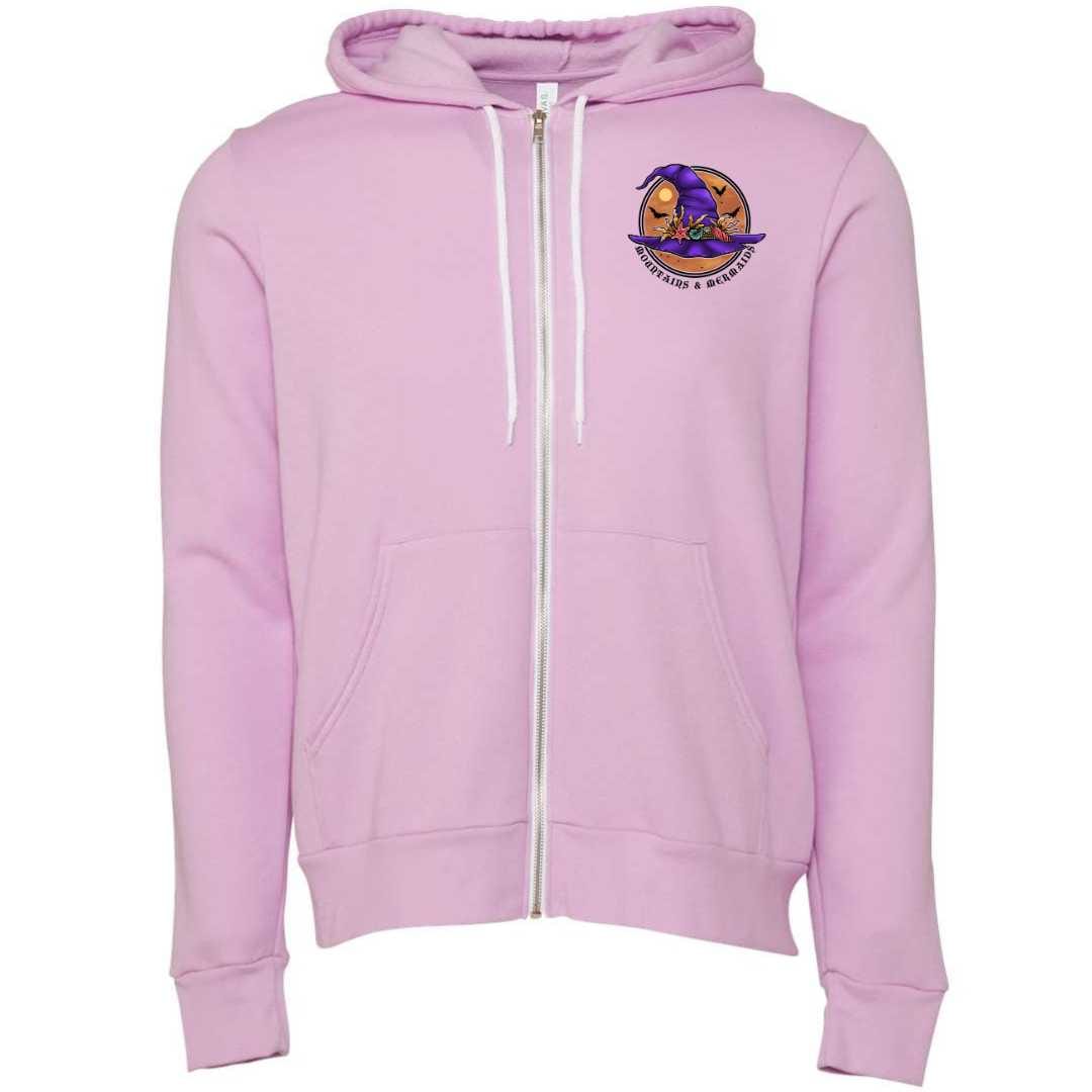 Mountains & Mermaids Salem Siren Full Zip Fleece Hoodie (Lilac)